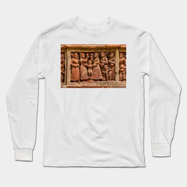 Terracotta Detail 11 Long Sleeve T-Shirt by fotoWerner